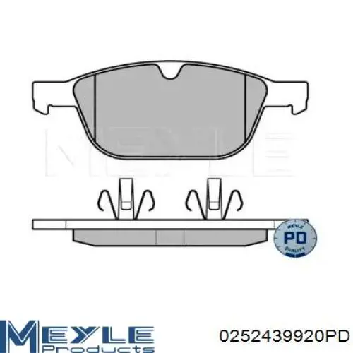 Передні тормозні колодки MKD1412 Friction Master