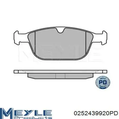 Передні тормозні колодки 601381 VALEO