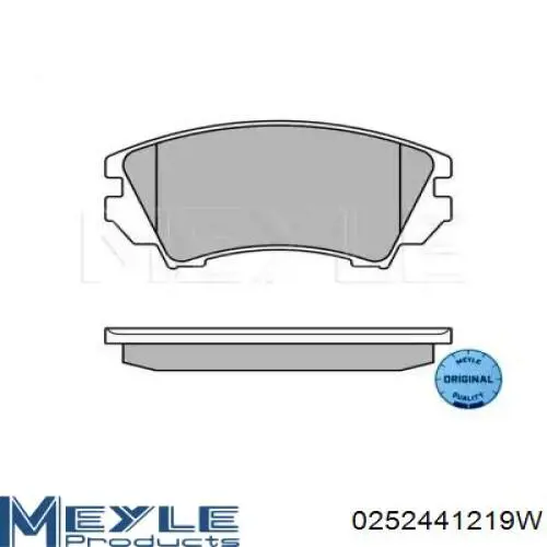 13237751 Opel Передні гальмівні колодки