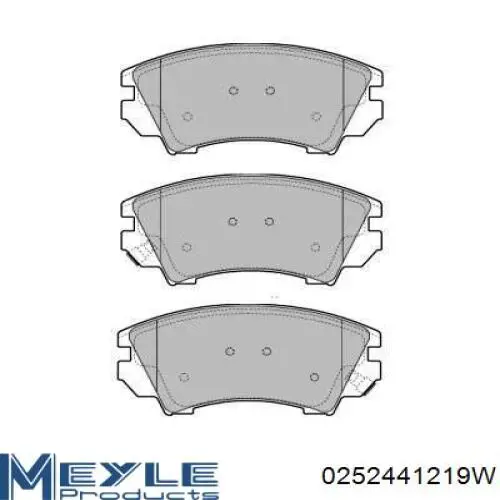 Передні тормозні колодки 13237751 Opel