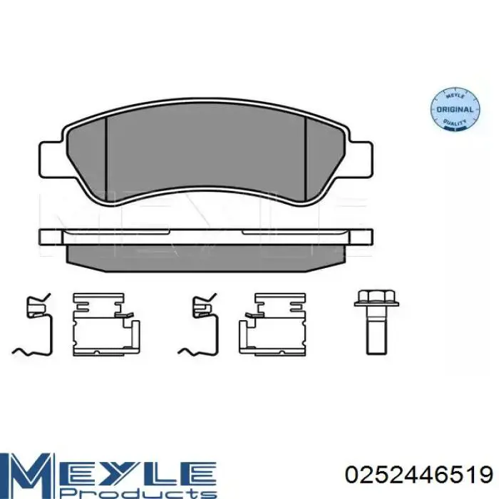 Задні гальмівні колодки BE425 Best