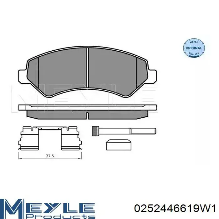 Гальмівні колодки Peugeot/Citroen 425374 ціна, від 36.25 USD
