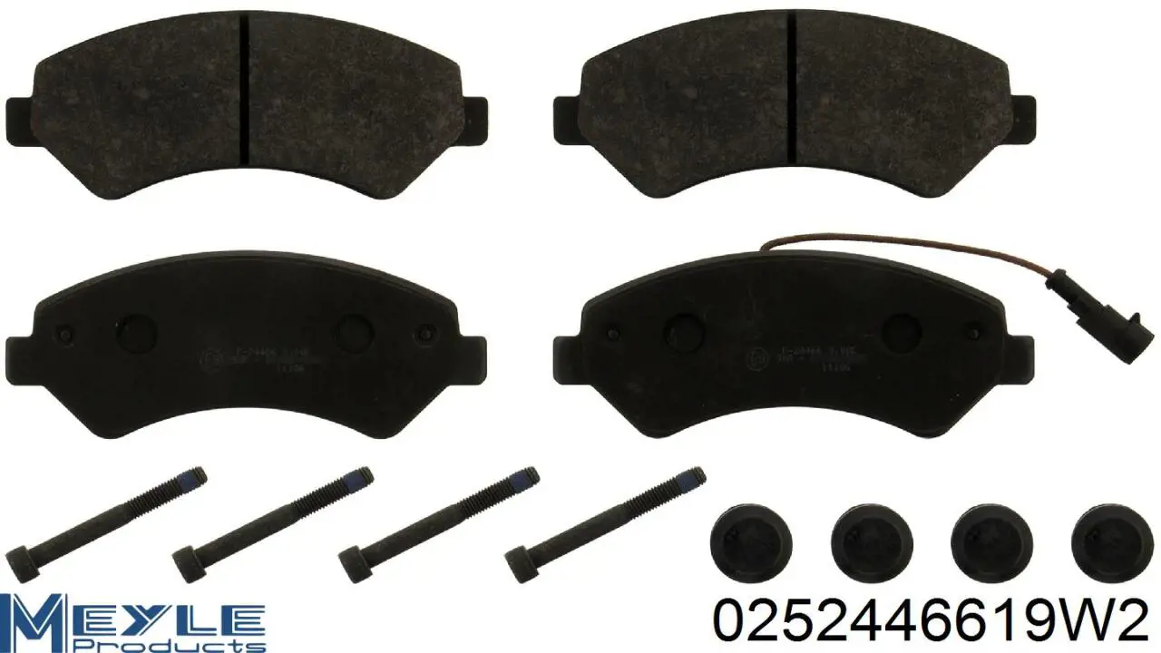 Купити 986495095 Bosch Колодки гальмівні передні, дискові