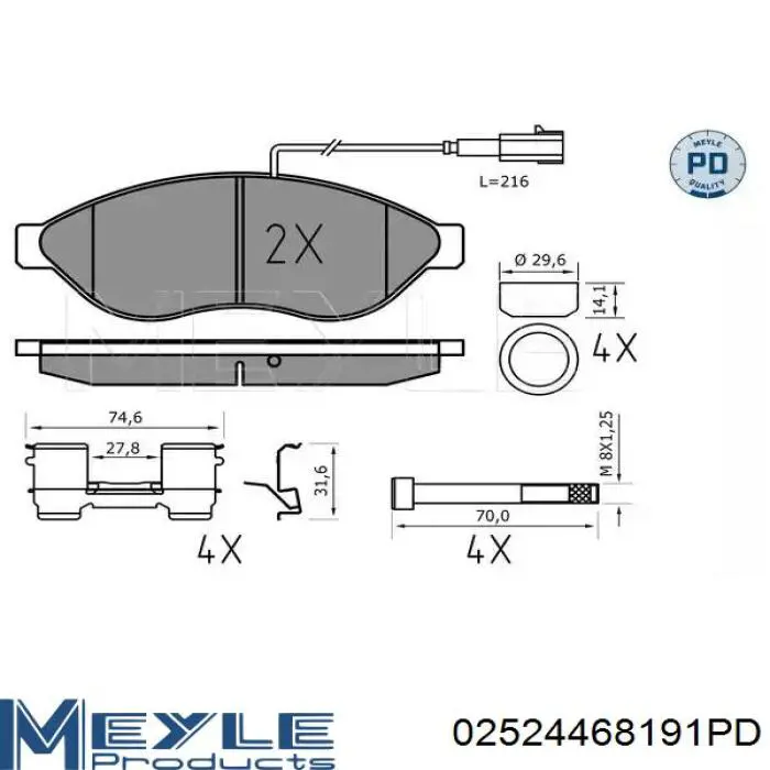 Купити D397E Intelli Колодки гальмівні передні, дискові