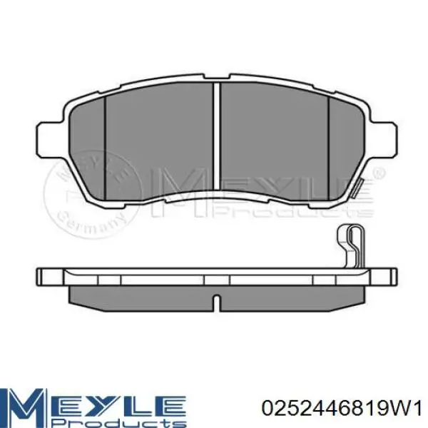 Тормозні колодки Meyle 0252446819W1