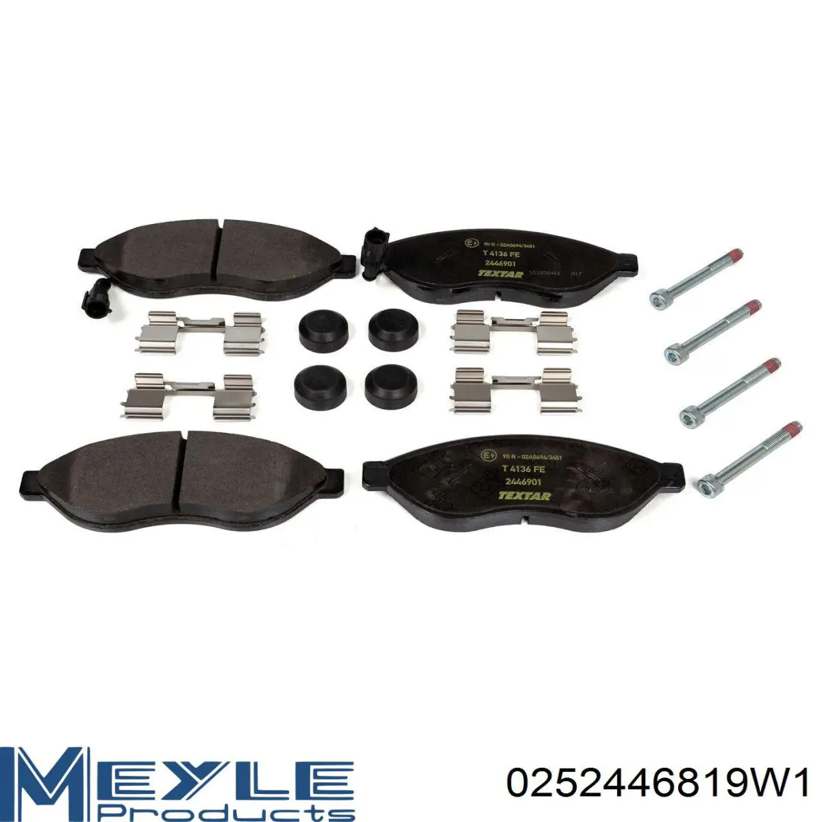 Гальмівні колодки Meyle 0252446819W1 ціна, від 25.28 USD