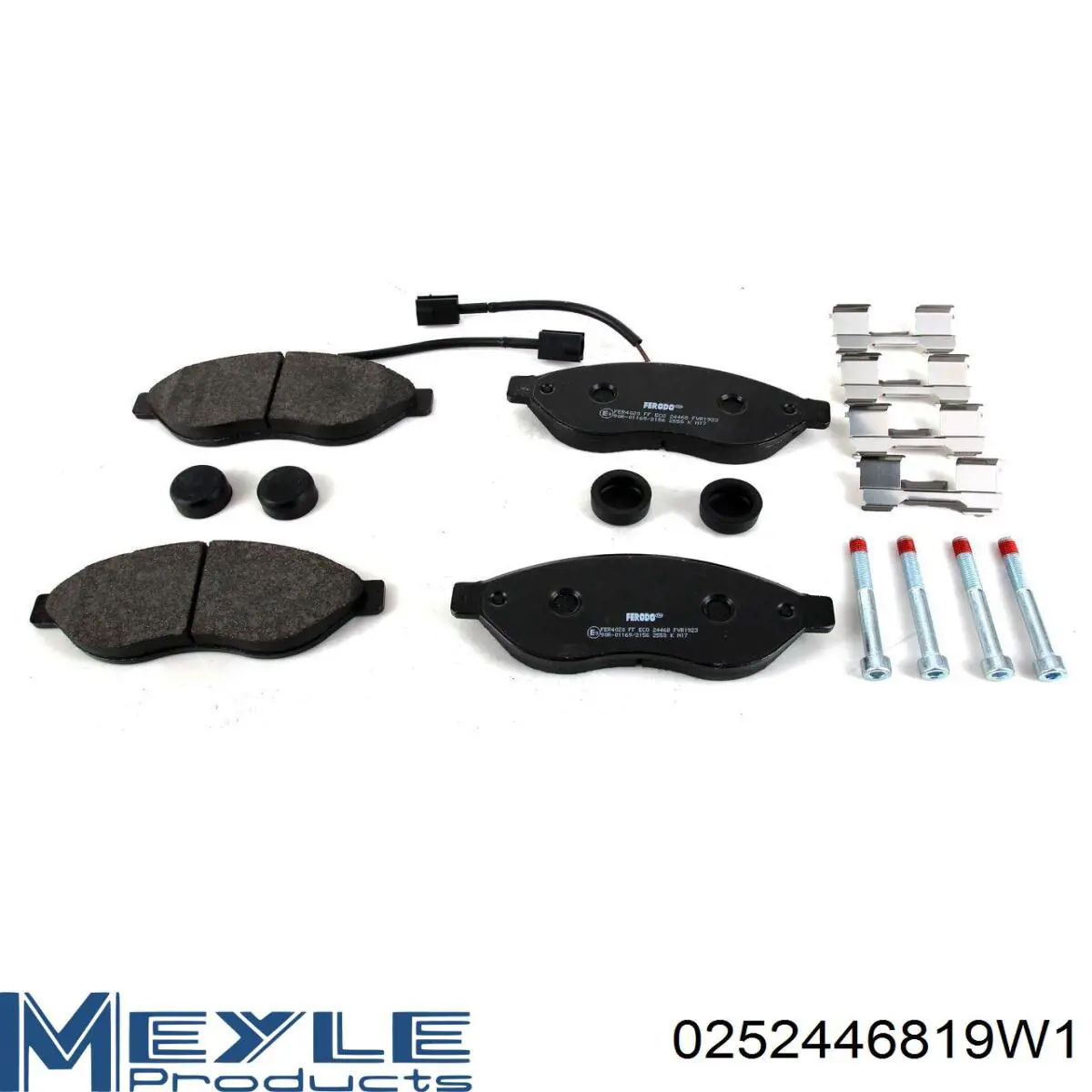 Гальмівні колодки Meyle 0252446819W1 ціна, від 25.28 USD