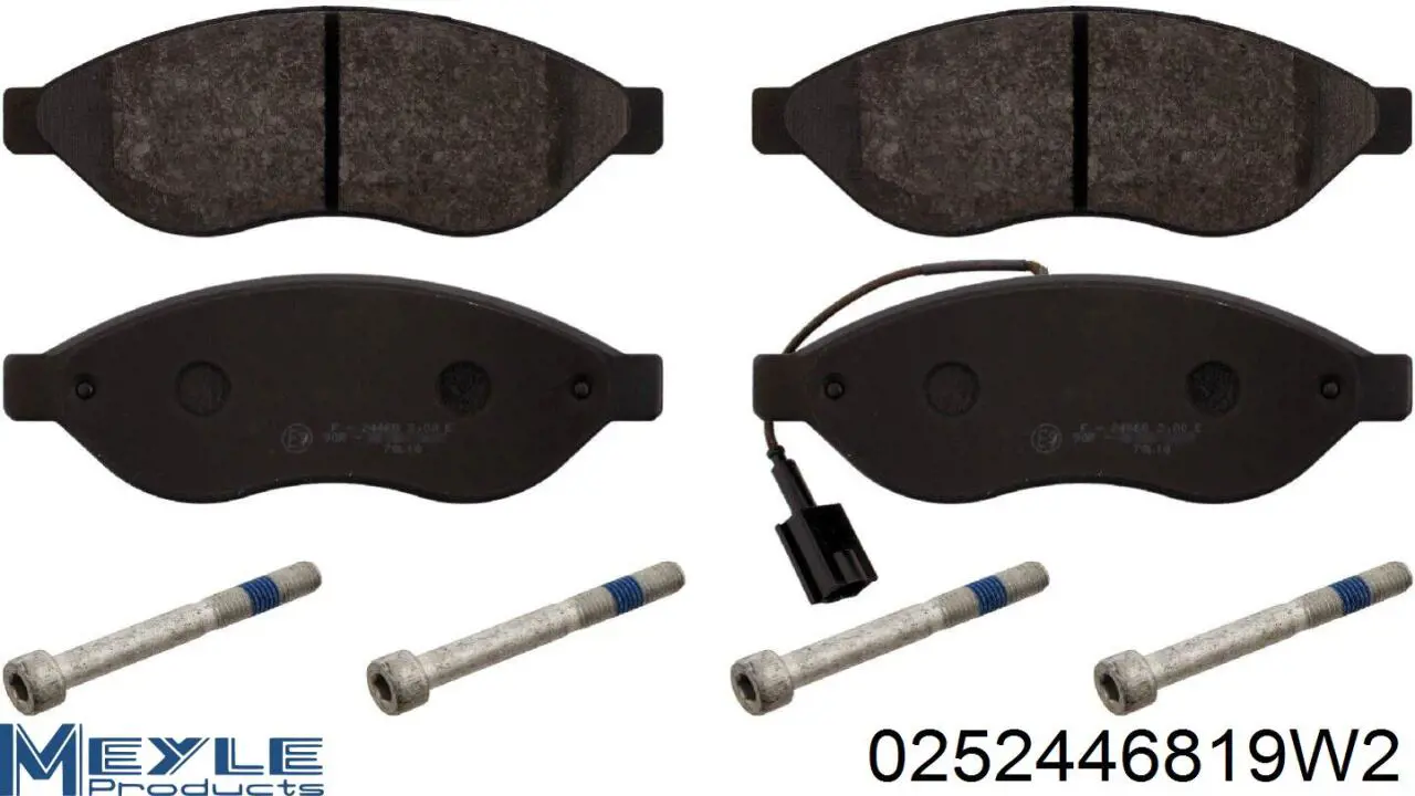 Передні тормозні колодки 425357 Peugeot/Citroen