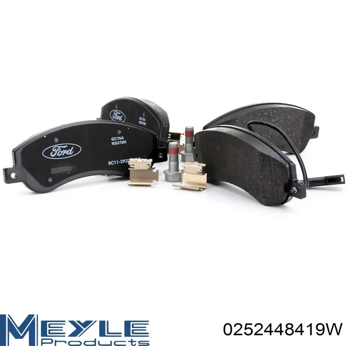 Купити 0252448419W Meyle Колодки гальмівні передні, дискові