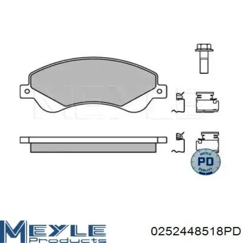Гальмівні колодки Rider RD3323DB1723 ціна, від 27.84 USD
