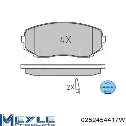 Купити 231258 Power Stop Колодки гальмівні передні, дискові