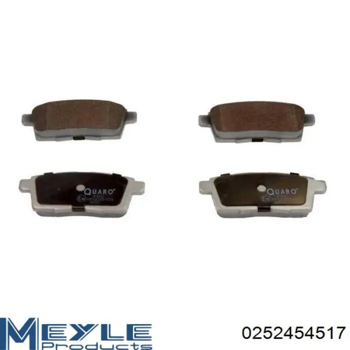 Задні гальмівні колодки 986494376 Bosch