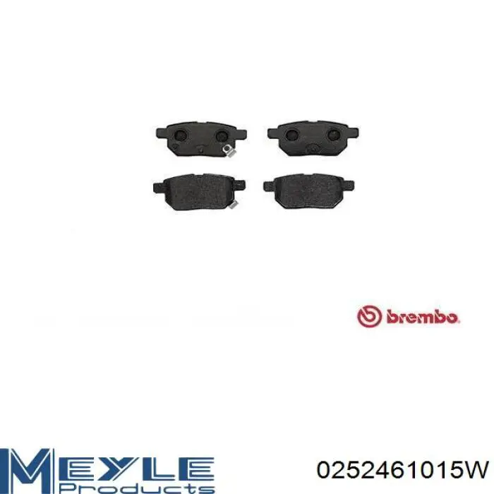 AY060TY027 Toyota Колодки гальмівні задні, дискові