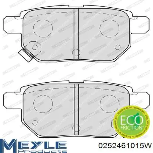 Задні гальмівні колодки Toyota AY060TY027 ціна, від 15.20 USD