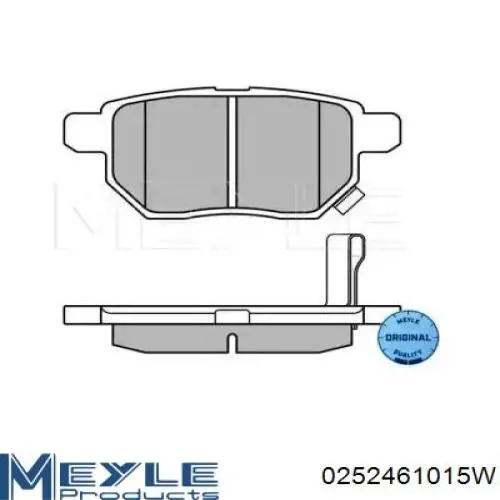 Задні гальмівні колодки 161354 Power Stop