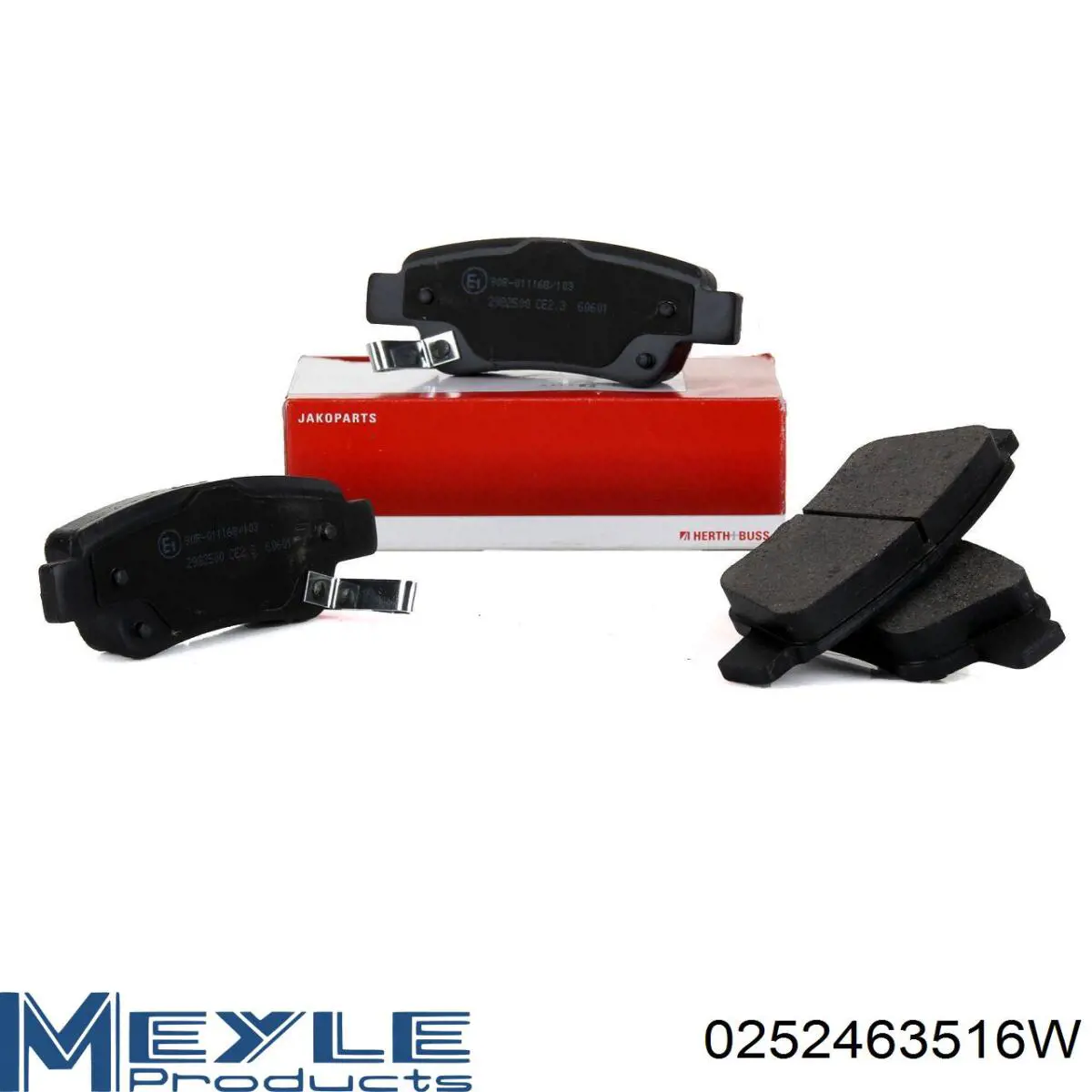 Купити 0252463516W Meyle Задні колодки