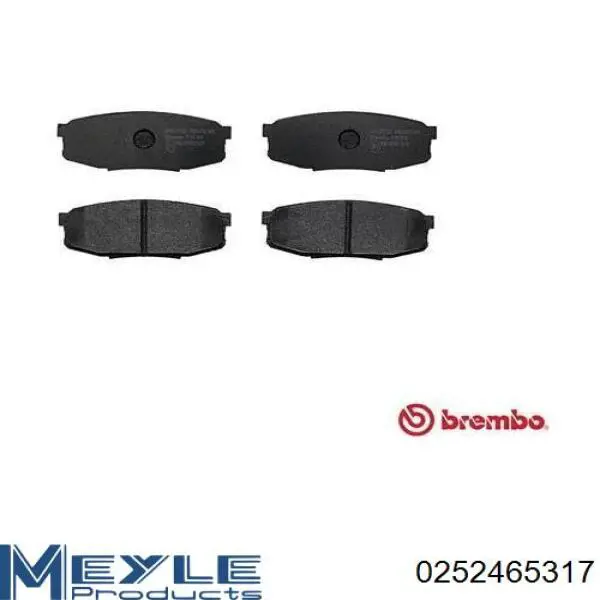 Купити 39698037 AND Задні колодки