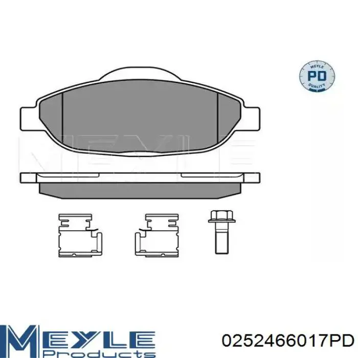 Купити 0252466017PD Meyle Колодки гальмівні передні, дискові