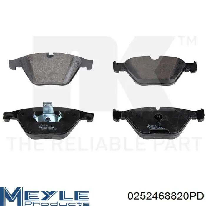Купити 0252468820PD Meyle Колодки гальмівні передні, дискові