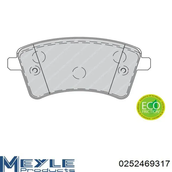 Передні тормозні колодки D314E Dafmi