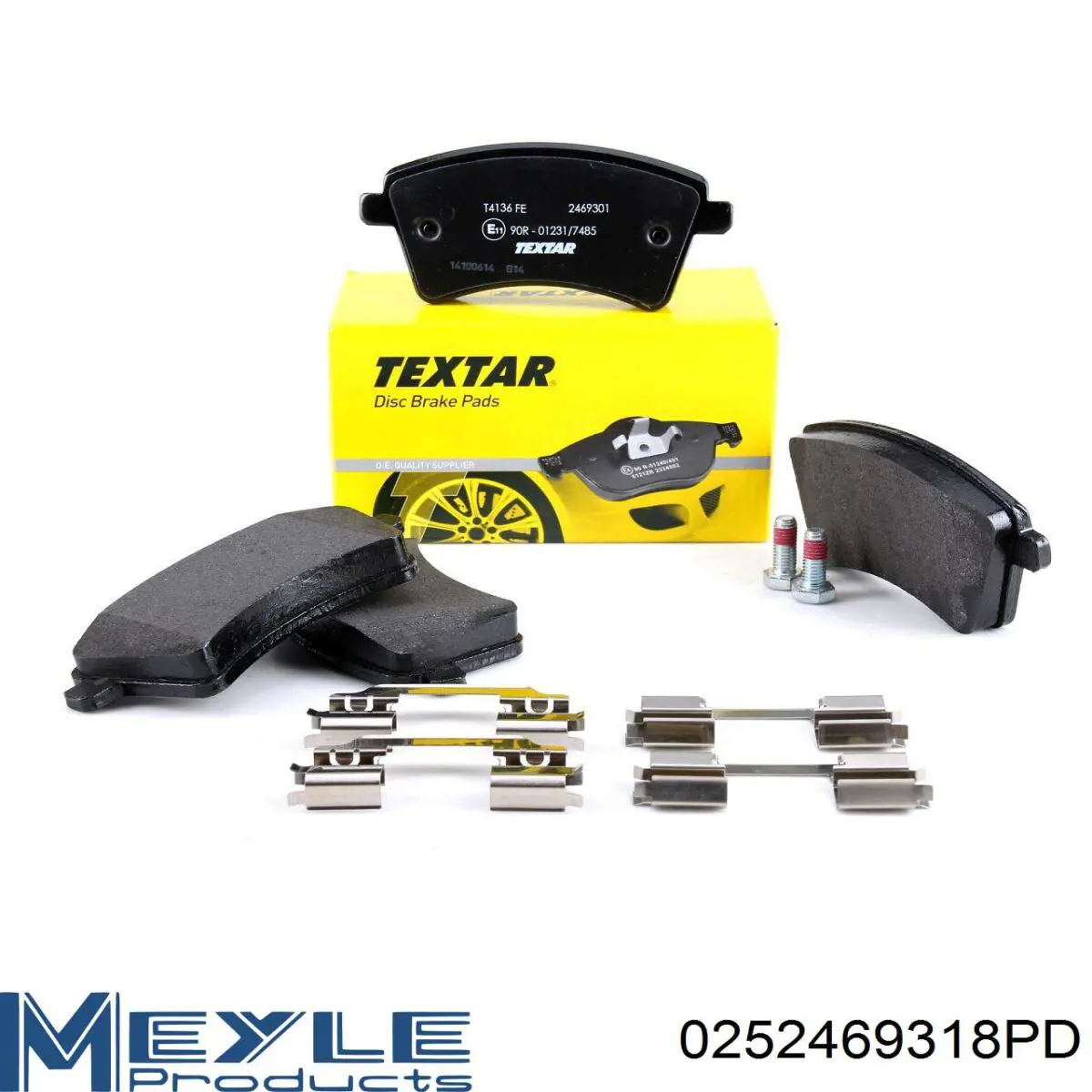 Гальмівні колодки Meyle 0252469318PD ціна, від 22.83 USD