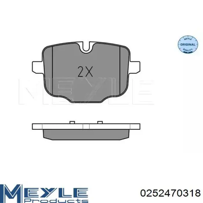 Задні гальмівні колодки 161469 Power Stop