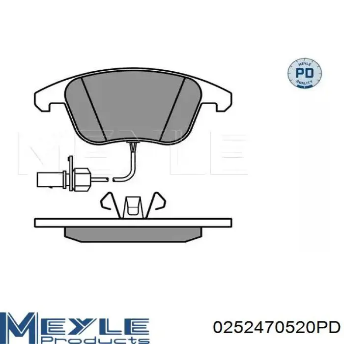 Передні тормозні колодки 986495129 Bosch