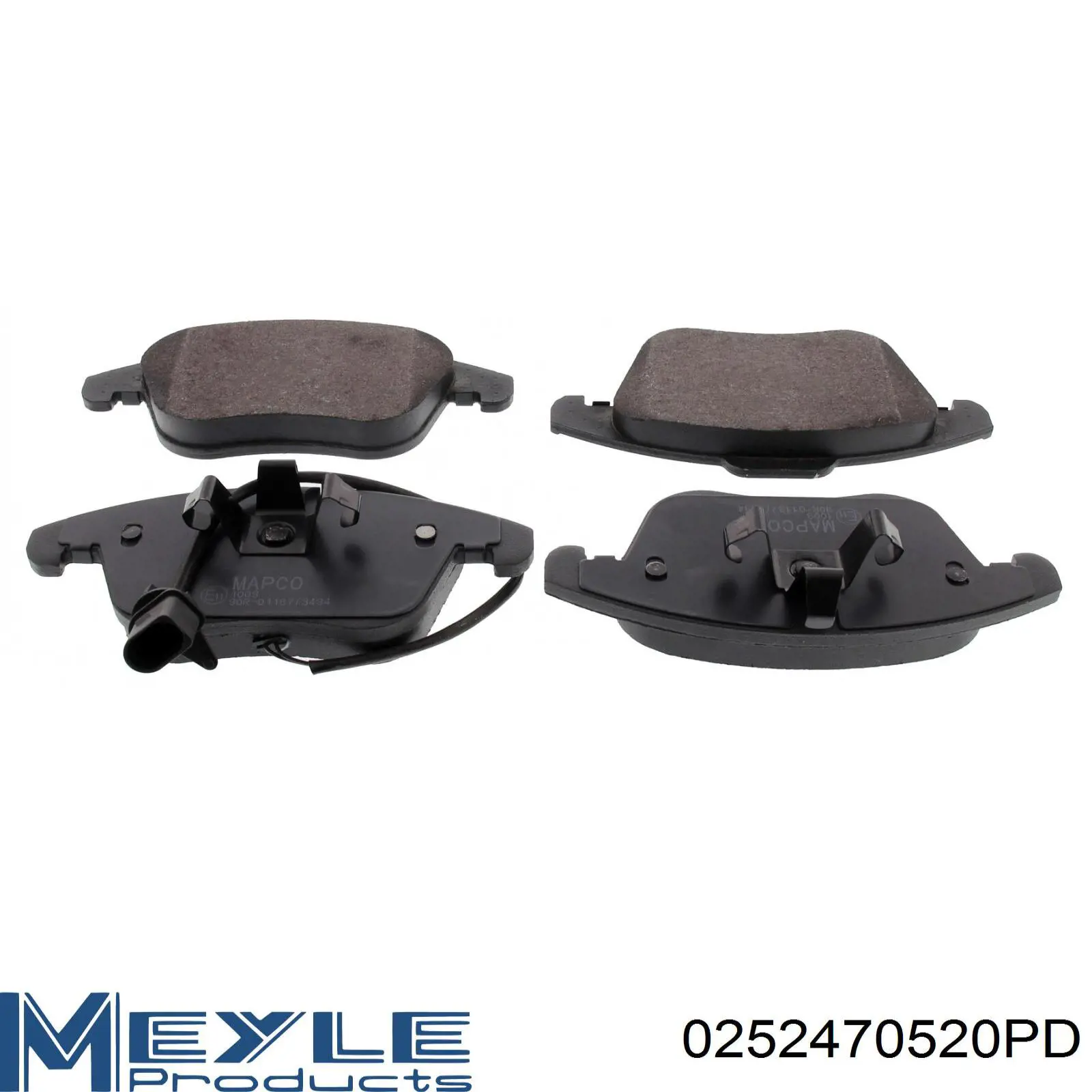 986495129 Bosch Передні гальмівні колодки