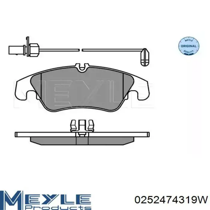Передні тормозні колодки 986495110 Bosch