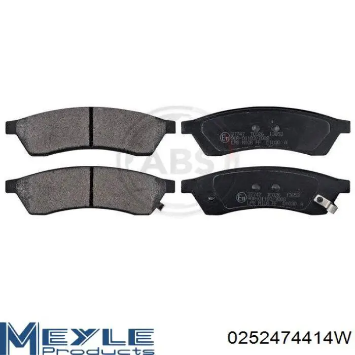 986495168 Bosch Колодки гальмівні задні, дискові