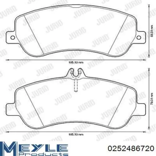Тормозні колодки Bosch 986494648
