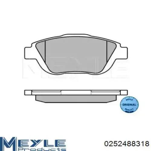 Купити B111022 Denckermann Колодки гальмівні передні, дискові