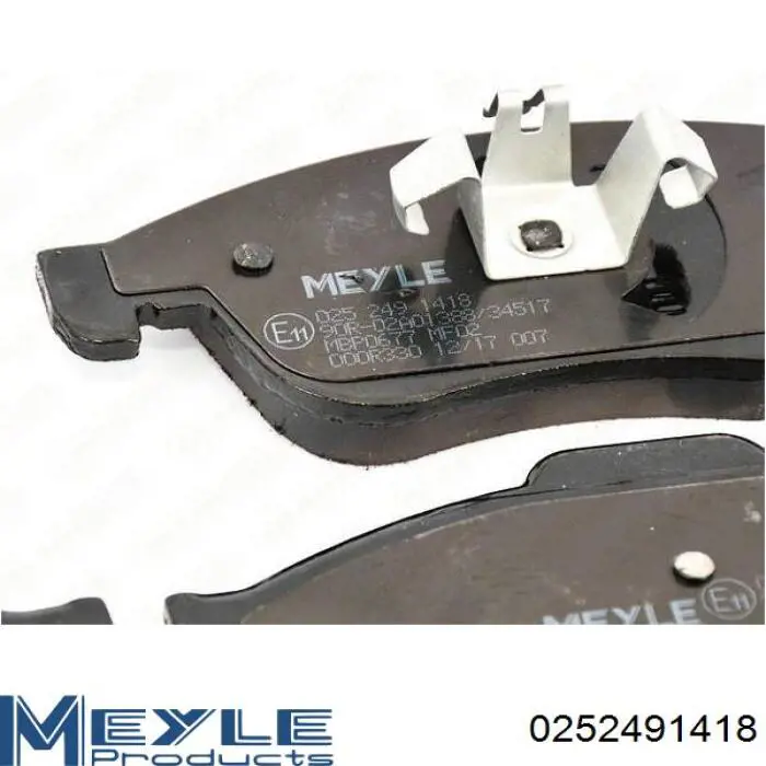 Передні тормозні колодки 410609896R Renault (RVI)