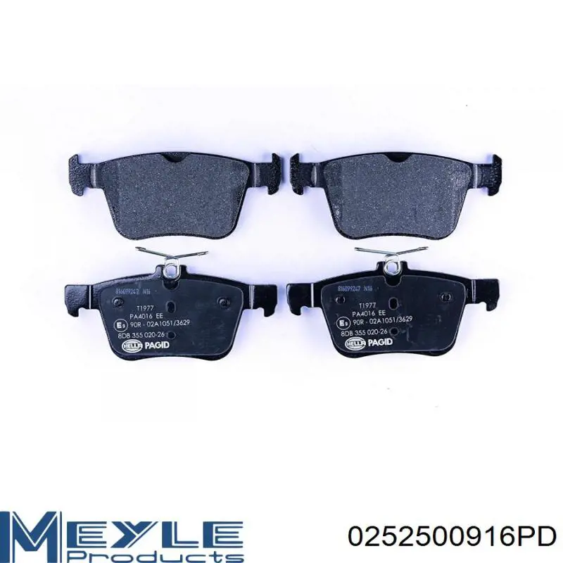 Задні дискові колодки Cifam 8229810