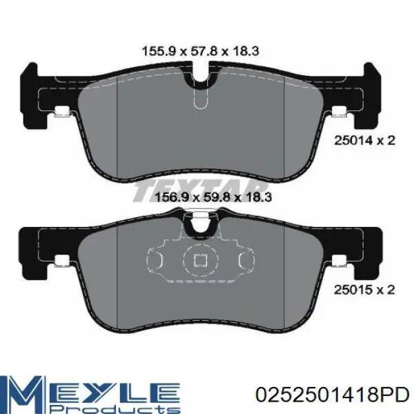 Передні тормозні колодки P06078X Brembo