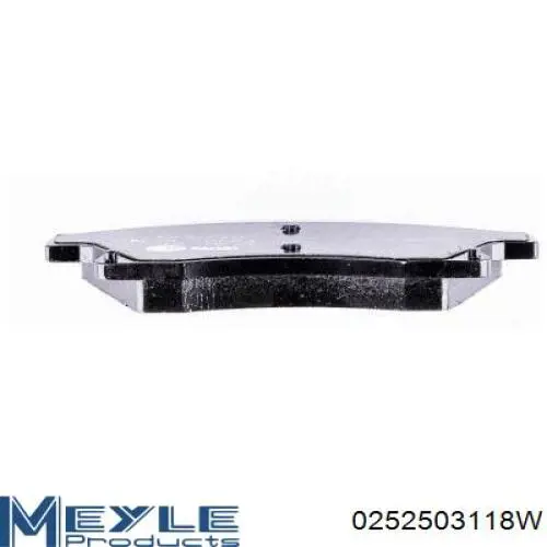 0252503118W Meyle Передні гальмівні колодки
