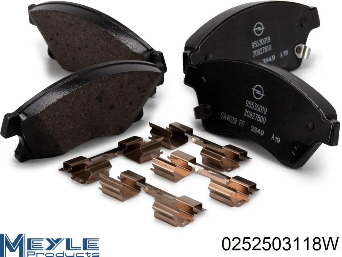 Тормозні колодки Meyle 0252503118W