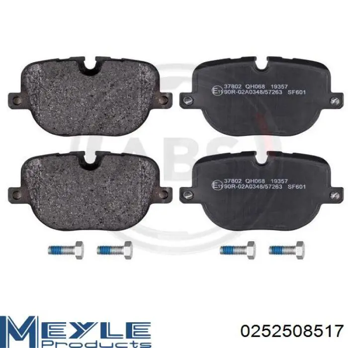 986494409 Bosch Колодки гальмівні задні, дискові