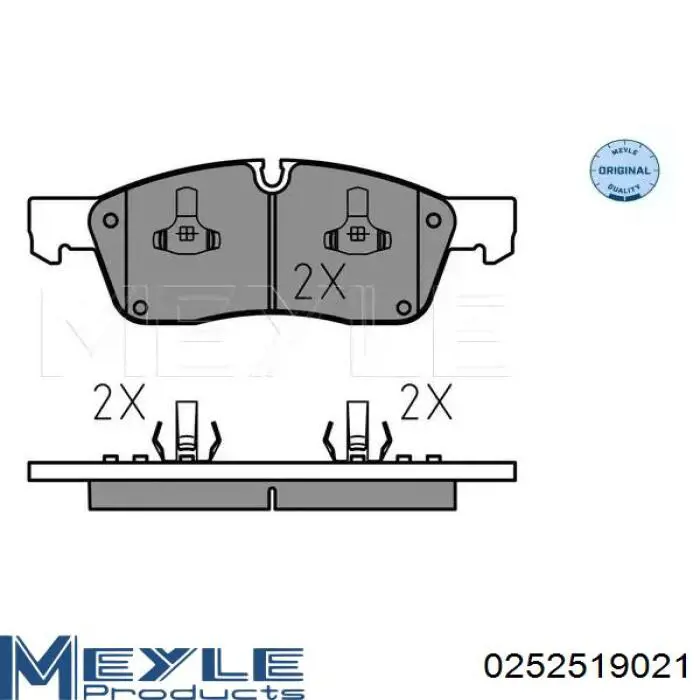 Передні тормозні колодки 161629 Power Stop