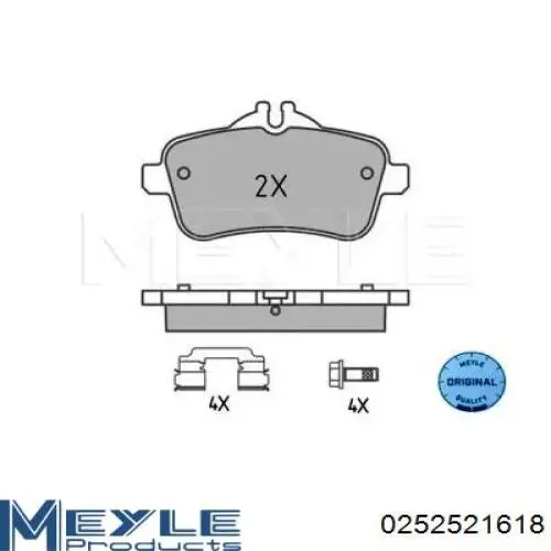 Задні гальмівні колодки Asam 72632 ціна, від 18.02 USD