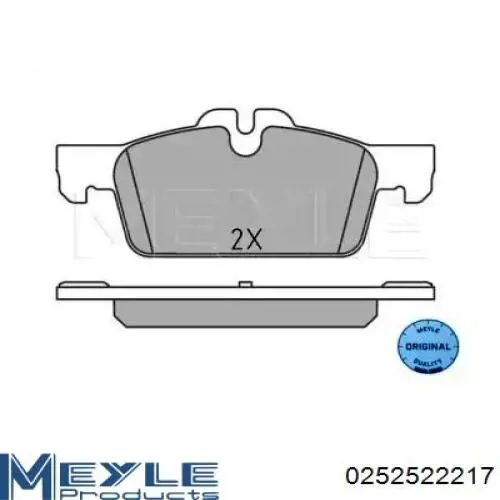 B111321 Denckermann Передні гальмівні колодки
