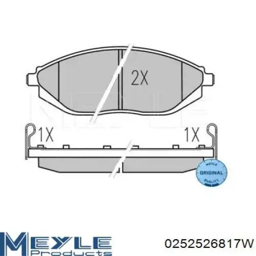 Купити 42785996 General Motors Колодки гальмівні передні, дискові