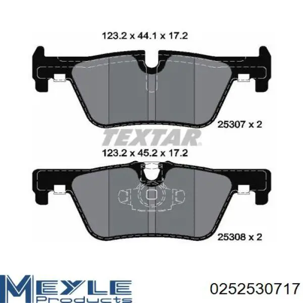 Купити ADB114222 Blue Print Задні колодки