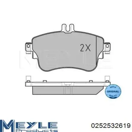 77156 Asam Передні гальмівні колодки