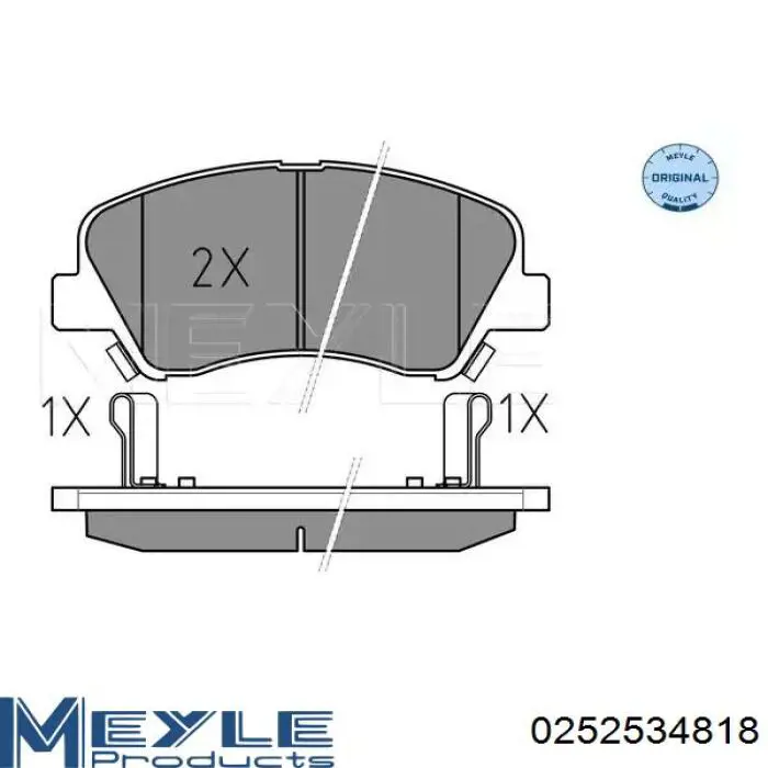 Купити 986494563 Bosch Колодки гальмівні передні, дискові