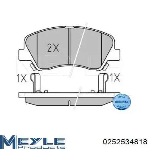 Тормозні колодки Hyundai/Kia 58101H8A58