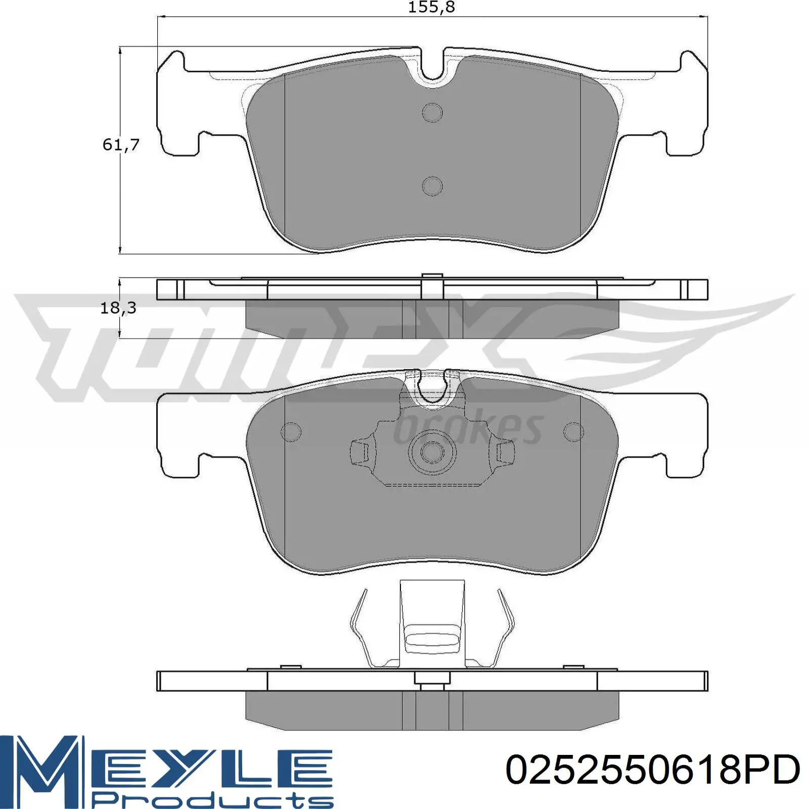 Тормозні колодки EBC Brakes DP22143