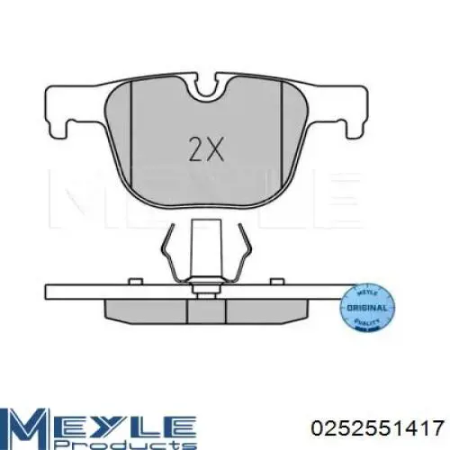 Задні гальмівні колодки BMW 34216850975 ціна, від 58.35 USD