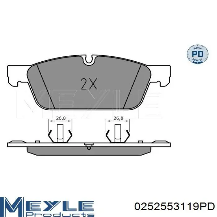Гальмівні колодки NK 223387 ціна, від 87.99 USD