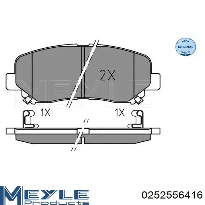 Гальмівні колодки Chrysler 2AMV3323AB ціна, від 34.55 USD